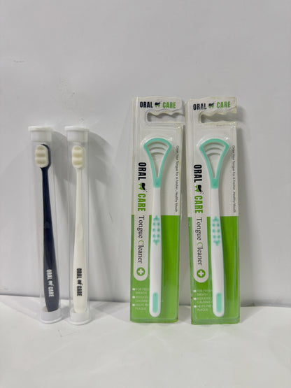 ORAL CARE - Nano Toothbrush & Tongue Cleaner Bundle